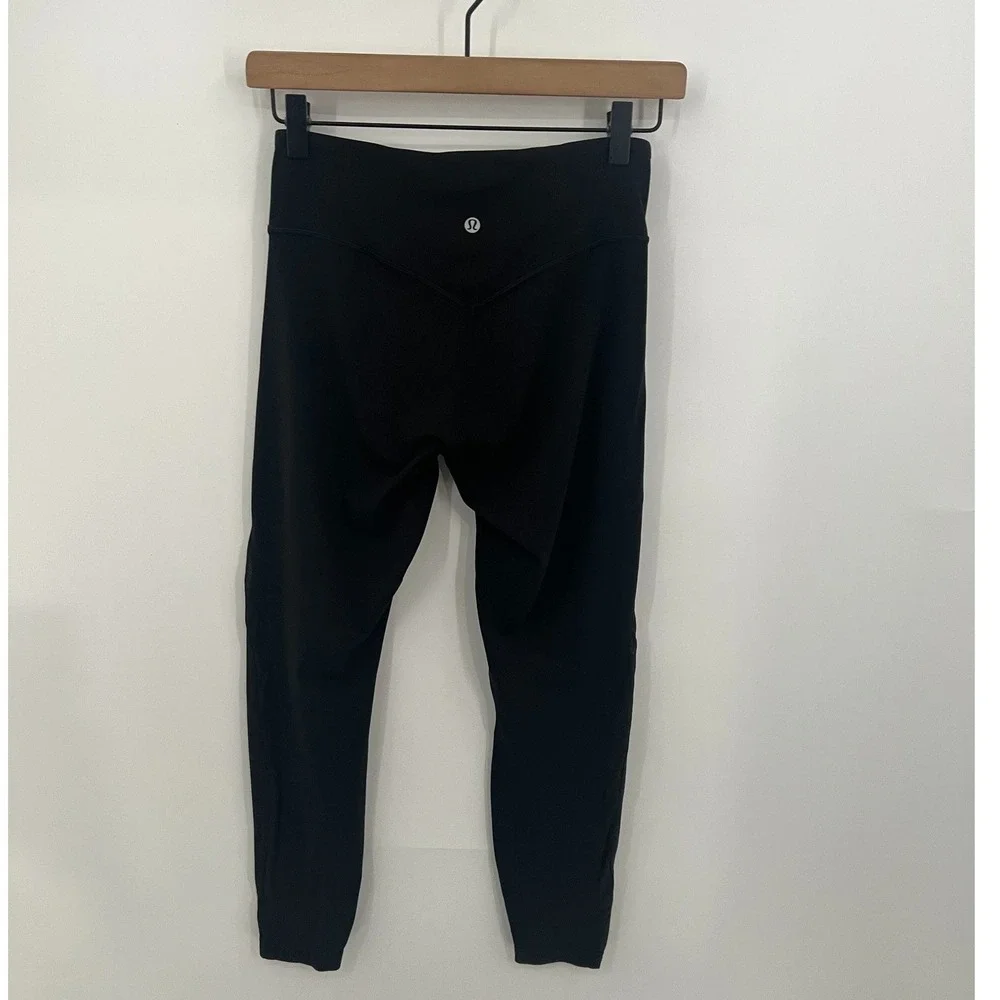 lululemon nulu mesh panel leggings black